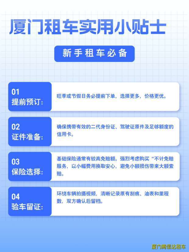 廈門租車公司哪家好？2025年廈門租車選擇指南