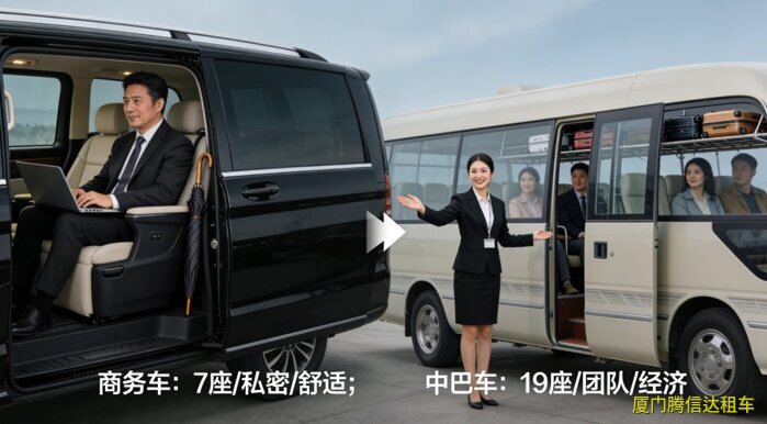 廈門包車帶司機多少錢？商務(wù)車/中巴車不同車型報價對比