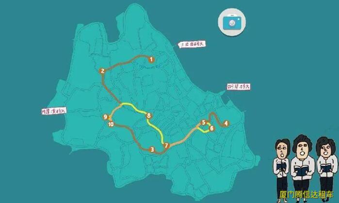 廈門的旅游攻略路線